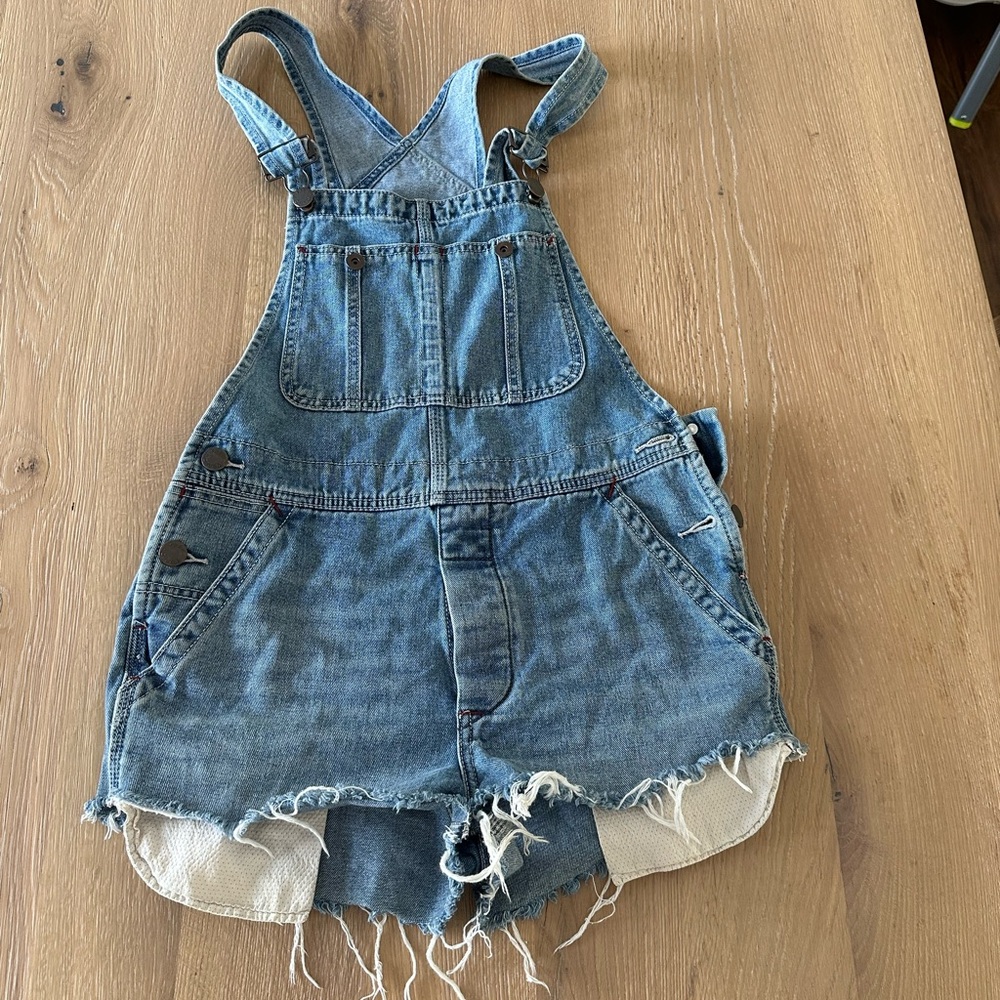 Free people Denim Overalls